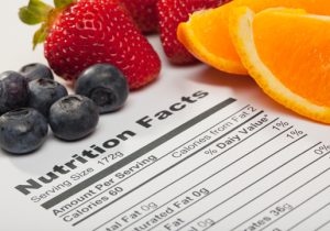nutritional data labeling
